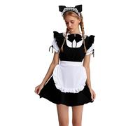 Disfraz Mujer Carnaval Vestido De Sirvienta Para Oktoberfest Alemán Estilo Bávaro Clásico Atuendo De Camarera Para Fiestas Temáticas Con Delantal Blanco Y Blusa De Tirantes De Encaje Femenino