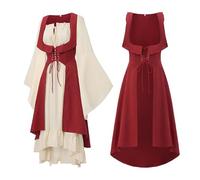 Disfraz Mujer Medieval Disfraz Carnaval Mujer Disfraces Hadas Adulto Ropa Gotica De Para Venecianos Saloon Oeste Bruja Medievales Domadora Reina Trajes Capa Hombre Rojo Dama Xxl Vikinga Adultos