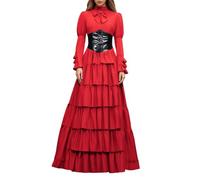 Disfraz Mujer Medieval Disfraz Medieval De Pirata Disfraces Vikingo Bruja Reina Fatos Carnaval Mulher Mora Fantasia Veneciano Mimo Maga Trajes Encaje Guerrera Disfarces Adulto 4Xl Originales Ropa