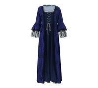 Disfraz Mujer Vestidos Medievales Mujer Disfraz De Epoca Victoriana XL Vintage Vestido Medieval Talla Grande Blanco Bruja Medieval Vestido Victoriano Disfraces Medievales Steampunk De Vikinga Traje