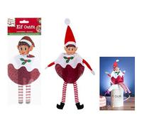 Disfraz Multicolor de pudín de Navidad para Elfo (1 Unidad). Decoración navideña Adorable y Festiva, Perfecta para Regalo, coleccionar, Recuerdos de Fiesta y Mucho más