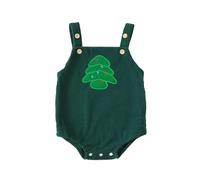 Disfraz Navidad Bebe 0-3 Meses Body Invierno - Body De Invierno para Recién Nacido, De Manga Larga, Conjunto Térmico Cómodo para Bebés Y Niños Pequeños. (Green, 12-18 Months)