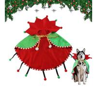 Disfraz Navideño para Perro - Disfraz De Árbol De Navidad para Gato,Capa Mascotas para Fiestas Invierno Cumpleaños Cosplay - para Cachorros Perritos Y