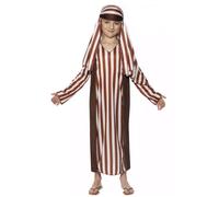 Disfraz Niño Smiffys Sheik Árabe Marrón Completo 4-6 Años Navidad