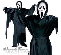 Disfraz Oficial De Adulto Scream Demonio Fantasma Cara Asesina De Halloween