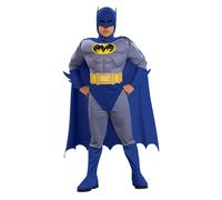 Disfraz Oficial De Batman Para Niños Superhéroe Traje De Fiesta Niños DC COMICS