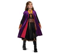 Disney Disfraz Anna Frozen Niña, Vestido Frozen, Disfraces para Carnaval y Halloween, 3-4 años