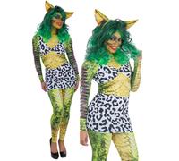 Disfraz Oficial De Greta De Gremlins 2 Para Adultos, Talla UK 8-18