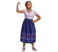 Disfraz oficial de Luisa Madrigal, disfraz oficial de Disney Luisa Encanto, para Halloween, talla infantil (3T-4T)
