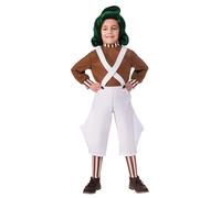 Disfraz oficial de Oompa Loompa de la película Willy Wonka y la fábrica de choco