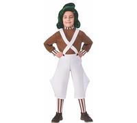 Disfraz oficial de Oompa Loompa de la película Willy Wonka y la fábrica de chocolate, para niños, de Rubie's