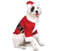Disfraz Oficial de Papá Noel de Rubie's para Perro, Disfraz de Navidad para Mascotas, Talla Grande para Halloween, Halloween