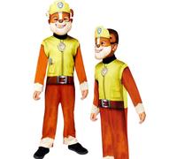 Disfraz Oficial De Paw Patrol Rubble Para Niños De 4 A 6 Años