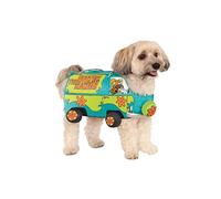Disfraz Oficial de Scooby-Doo para Perro de la máquina misteriosa de Rubie'S, tamaño: Grande de Cuello a Cola 55,8 cm, Pecho 50,8 cm