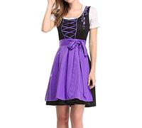 Disfraz Oktoberfest Para Mujer, Traje AlemáN Vestido De Estilo Folk Cosplay Tradicional Baviera Uniforme Carnaval Del BáVaro