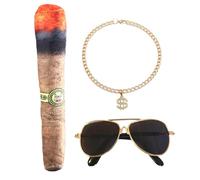 Disfraz para mascotas - Disfraz de gato | Disfraz de Hip Hop para mascotas | Disfraz para mascotas | Disfraz para mascotas | Disfraz para mascotas | Cat Dog Necklace And Sunglasses
