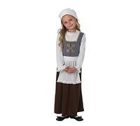 Disfraz para niñas de pobre Tudor victoriano Historical Book Day School Fancy Dress