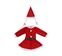 Disfraz para Niños Mamá Noel 4-6 años Rojo Blanco