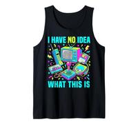 Disfraz para niños y niñas con Texto en inglés I Have No Idea What This Is 90s Boys 80s Camiseta sin Mangas