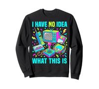 Disfraz para niños y niñas con Texto en inglés I Have No Idea What This Is 90s Boys 80s Sudadera