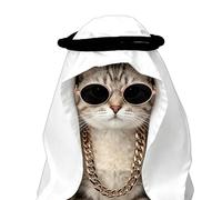 Disfraz para Perros,Disfraces De Halloween para Gatito Árabe - Turbante Mascota Oriente Medio | Fotos, Viajes, Compras, Eventos Temáticos, Cumpleaños, Reuniones y Jardines para Padres de