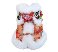 Disfraz Para Perros Pequeños - Abrigo De Año Nuevo Chino, Disfraz Para Perros Con Abrigo Para Mascotas Del Festival De | Para Gatitos Pequeños Medianos Para Exteriores, Int