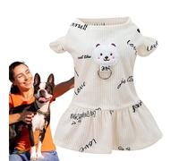Disfraz para perros - Vestido de perro de dibujos animados con patrón de | oso en poliéster | Ropa cómoda y suave para mascotas, diario para perros de para interiores y exteriores, tienda de