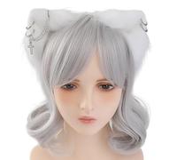Disfraz peludo de gatito de lobo para cosplay, cosplay, dibujos animados, Halloween, disfraz de dibujos animados, disfraz de rol, fiesta de graduación, espectáculo en vivo, sombrero