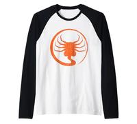 Disfraz Perezoso de Calabaza de Terror de parásito alienígena de Halloween Camiseta Manga Raglan