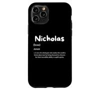 Disfraz Personalizado Divertido de Nicholas Definition para Nick Carcasa para iPhone 11 Pro
