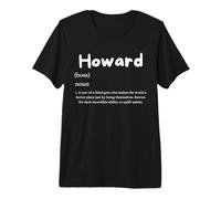 Disfraz Personalizado Personalizado de Howard Definition para Howards Camiseta Premium
