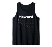 Disfraz Personalizado Personalizado de Howard Definition para Howards Camiseta sin Mangas