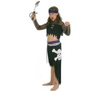 Disfraz pirata calavera niña 4-6 años