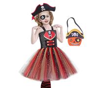 Disfraz Pirata Niña Disfraz de Halloween para Teatro y Espectáculos
