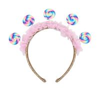 Disfraz Piruleta Fiesta Carnaval, Llamativa Diadema Lollipop, Diadema Piruleta, Disfraz Mujer de Candy Carnaval Cosplay Cumpleaños Fiesta