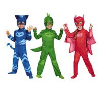 Disfraz PJ MASKS Catboy Gekko Owlette Clásico Para Niños Pequeños De Halloween