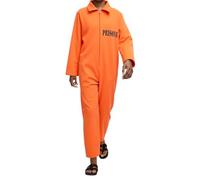 Disfraz Preso Disfraz Preso Hombre Traje De Mono Convicto Naranja Carnaval Prisionero Presa Para Pareja Fantasias Adultos Disfraces Talla L Adulto Halloween Xs Rojo Prisionera Mujer Trajes Presos