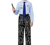 Disfraz Profesora Clásico Ropa | Larga, Cómodo, para representaciones Escolares, Halloween