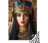 Disfraz Reina Egipcia Puzzle para Adultos Puzzle de 1000 Piezas Arte Antiguo Puzzle para Toda la Familia Relajación Regalo 70x50cm/1000pcs