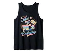 Disfraz retro de My 70's Tie Dye Disco Halloween Camiseta sin Mangas