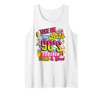 Disfraz retro vintage de Halloween de los 90 que me lleva de vuelta a los 90 Camiseta sin Mangas