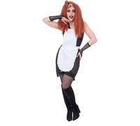 Disfraz Sexy De Sirvienta Magenta Del Rocky Horror Show Para Adultos