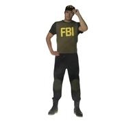 Disfraz sexy del FBI Roleplay - Command the Room en estilo | Camiseta, pantalones y gorra extra - Talla XL