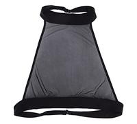 Disfraz Sexy Mujer, Apparel For Women See-Through Mesh Short Sleeve Shirt - Casual Crop Top In Lingerie-Style See-Through Design