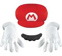 Disfraz Super Mario Bros. Kit De Accesorios Para Niños Mario