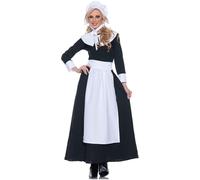 Disfraz UNDERWRAPS de Mujer Peregrina, talla adulta, color negro, talla grande EE. UU.
