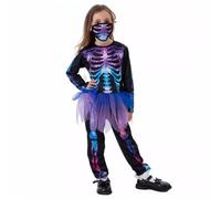 Disfraz unisex de Halloween luminoso de cuento de hadas, disfraz de hadas con efecto de luz, falda de tul, juego de disfraz de avatar mágico, disfraz de fantasía con máscara para competición