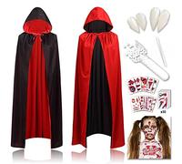 Disfraz Vampiro Niña 90 cm, Disfraz Halloween, Reversible Capa Halloween, Negro Rojo Disfraz Vampira, Capa Halloween Niño, Disfraz De Dracula Niño, Capa Disfraz, Capas Halloween, Capa Vampiro Niña