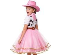 Disfraz Vaquera Para Niñas Tutú De Y Juego De Roles Con Sombrero Y Pañuelo