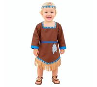EUROCARNAVALES Disfraz Vestido pequeña India bebé - 6 a 12 Meses (67-69 cm)